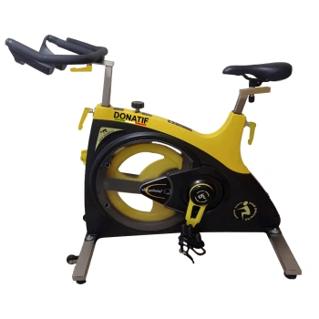 Spin Bike con Volano da 23 Kg SB45A - Semiprofessionale - Visuale da Sinistra