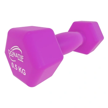 Mancuerna de vinilo 0,5 kg - Antideslizante | Fitness