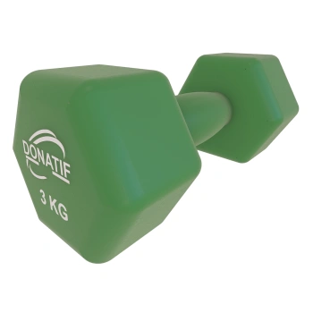 3 kg Vinyl Dumbbell - Non-slip | Fitness