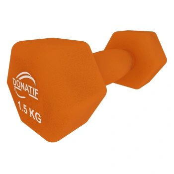 Manubrio in Neoprene da 1,5 Kg - Antiscivolo | Fitness - Visuale sulla Sinistra