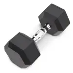 Rubberized Hexagonal Dumbbells